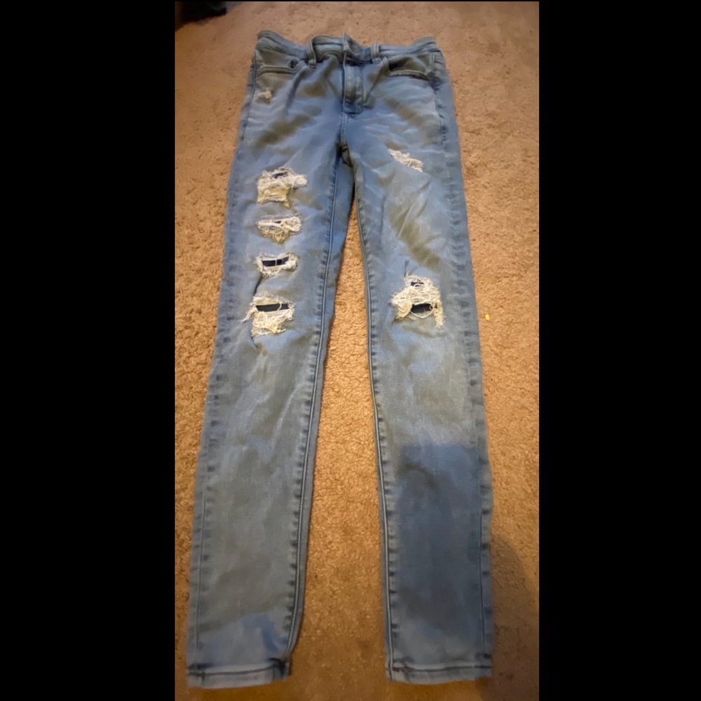 Women’s American Eagle Outfitters Distressed Skinny Jeans